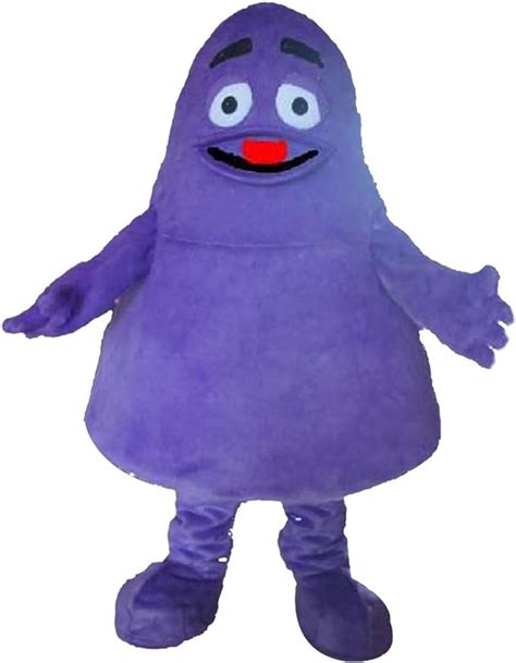 Twisted grimace mascot costume for sale
